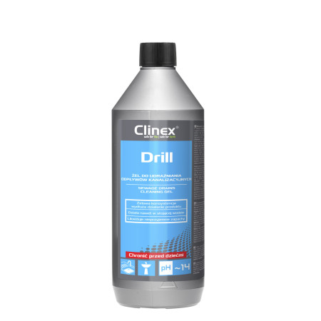 Гель для прочищення каналізаційних стоків Clinex Drill 1л