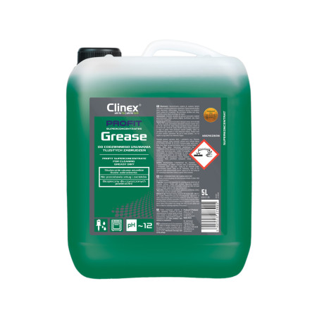 Для щоденного видалення жирних забруднень Clinex Profit Grease 5л