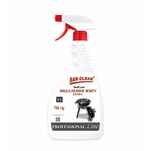 Засіб для видалення жиру Екстра "PROFESSIONAL Line" SAN-CLEAN, 750 г