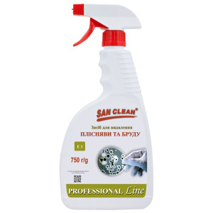Засіб для видалення плісняви та бруду "PROFESSIONAL Line" SAN-CLEAN, 750 г