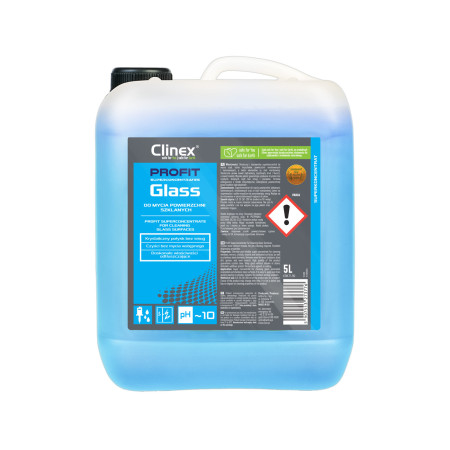 Засіб для очищення скляних поверхонь Clinex Profit Glass 5л