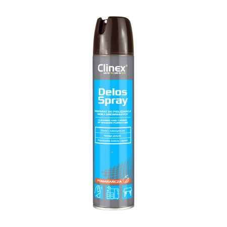 Підготовка до догляду за дерев'яними меблями Clinex Delos Spray