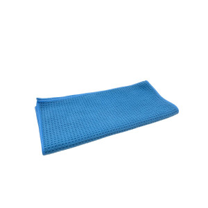 Мікрофібра безворсова вафельна для скла та інтер'єру Аксесуари Waffled Cloth 55*27 cm BLUE